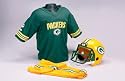 Green Bay Packers NFL Youth Helmet and Uniform Set by Franklin - Medium