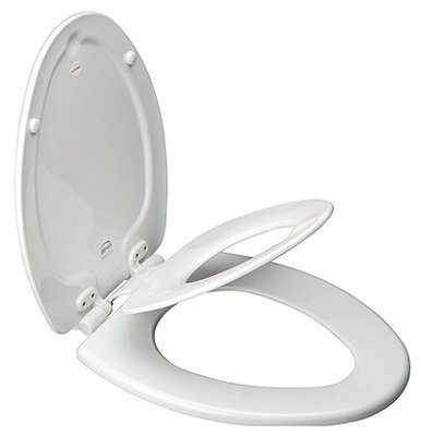Mayfair Toilet Seat Elongated, Molded White