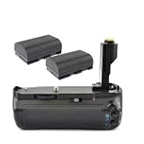 ATC Pro Battery Grip Canon BG-E7 For Canon EOS-7D camera + 2 x Canon LP-E6 Battery 7.2V 1800mAh Black