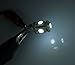 TuningPros LEDBL-T10-WS5 Backup Reverse LED Light Bulbs T10 Wedge, 5 SMD LED White 2-pc Set