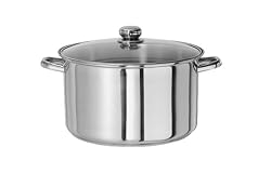 Innova Classicor Stainless-Steel 8-Quart Stockpot with Tempered Glass Lid