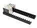 Armotec 7000 Audio Cassette Flat Mount Rail Black (Pair)