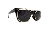 Spitfire Black Lovejoy Clip-On Sunglasses