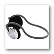 COBY CV-230 BLK  Neckband Digital Stereo HP w/Bonus Earphones & Carrying Case
