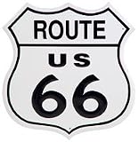 Route 66 Shield Highway Sign Metal-Tin Signs