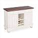 British Isles Server in Merlot and Buttermilk