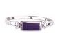 Sterling Silver Black Onyx Bangle Bracelet
