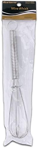 RC International 5.25" Stainless Steel Wire Hand Whisk ~ Set of 4 Whisks! For Gravy, Cream, Eggs &amp; Any Manual Mixing!