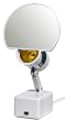 Floxite 5X Lighted Magnifying Mirror 5" white Floxite 5X Lighted Magnifying Mirror 5" white