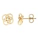 Jewelry : 14k Yellow Gold Love Knot Earrings, 7.5mm