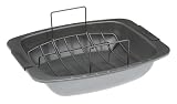 Anolon Sure Grip Bakeware 14 by 16 1/2 -Inch Roasting Pan with Rack