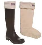 Hunter Fleece Welly Socks Cream – Medium Uk