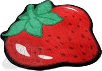 Strawberry Shaped Floor Mat