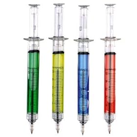 6 Syringe Pens Ideal for Nurse Costumes