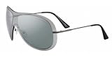Emporio Armani Men's 9720 Green / Gunmetal Frame/Green, Silver Gradient Mirror Lens Plastic Sunglasses