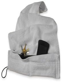 CHRISTMAS SALE-GYM Towel With Padded Zippered Pockets to Hold Cell Phone, Keys and Small Items for Athletes Mudder Yoga Xtreme Sports