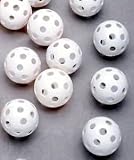 Cosom Bag of 50 White Plastic Whiffle Ball Golf Balls