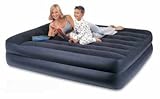 IMAGE OF Intex Queen Pillow Rest Raised Guest Air Bed with Built in Pump Model 67701e