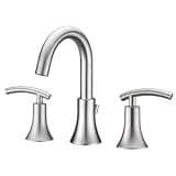 Ultra UF55313 "Contemporary Collection" Two-Handle Lavatory Widespread Faucet, Brushed Nickel Finish