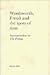 Wordsworth, Freud and the Spots of Time: Interpretation in 