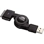 ELECOM iPod�pUSB���o�C���P�[�u�� 0.8m �u���b�N USB-IRL08BK
