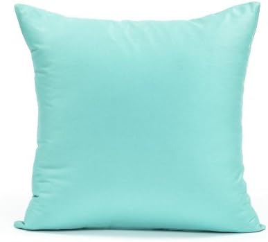 24" X 24" Solid Teal Over Sized Euro Sham Pillow Cover