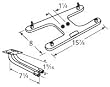 Stainless Steel Burner/Venturi Assembly for Charmglow, Broilmaster, Arkla, Sterling/Shepherd, Turco, Perfect Flame, El Patio, Falcon, Kenmore, Olympia, Hardwick, BBQ Pro, Outdoor Gourmet, Kirkland, Sams, XPS, Nexgrill, North American Outdoors, Sterling Forge, Sunbeam, Thermos, Amberlight, Brinkmann, Broil-Mate, Great Outdoors, MHP and PGS Grills