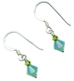 Baerreis Swarovski Crystals, Translucent Blue, Green Crystal Accent, Drop Earrings Sterling Silver French Earwires Hand Crafted Artisan Jewelry USA Cool Dreamy Fashion 3178bxKNNaL. SL160 Baerreis Swarovski Crystals, Translucent Blue, Green Crystal Accent, Drop Earrings Sterling Silver French Earwires Hand Crafted Artisan Jewelry USA Cool Dreamy Fashion