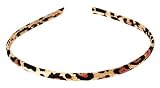 L. Erickson USA 1/4 Ultra Comfort Headband 100% Silk Print - Ocelot