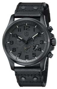 Luminox #1880.BO Men's Black IP 47mm Field Chrono Alarm - 1800 Blackout Series Watch