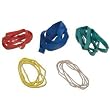 Cando Digi-Extend Hand Exerciser - Additional Latex Free Bands - 5 Each T,R,G,B,BLK, Item- 10-1855