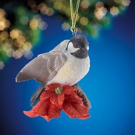 Lenox 2008 Chickadee Garden Bird Christmast Ornament New in Box