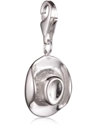 VINANI brand Germany 925 Sterling Silver Charm Pendant Cowboy Hat shiny Wild West HCOH