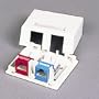 Cables To Go Premise Plus 2 port Keystone Surface Box White ( 03833 ) Cables To Go Premise Plus 2 port Keystone Surface Box White ( 03833 )