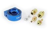 Oil Filter Cooler Sandwich Adapter Plate Acura Integra BLUE