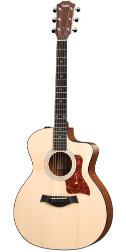 Taylor Guitars 114ce Grand Auditorium Solid Sitka Spruce Top Sapele BackSides Cutaway ES-T