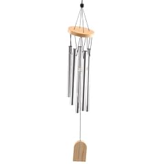Wooden Wind mit Metallrohren 37cm Chime - WINDSPIELE