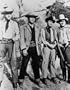 Bonanza 12x16 B&W Photograph (Pernell Roberts Michael Landon Dan Blocker)
