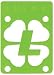 Lucky 4 mm Skateboard Riser Pad - Green