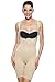 KHAYA Women's Shapewear Bodysuit Open Bust Waist Control Body Shaper Nude L