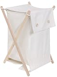 Ecru Folding Hamper
