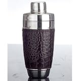 BROWN LEATHER COCKTAIL SHAKER