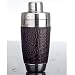 Kitchen & Housewares : BROWN LEATHER COCKTAIL SHAKER