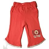 Girls Clamdigger Pants, Coral - Available in Various Sizes