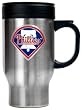 Philadelphia Phillies Stainless Steel Travel Mug - Baseball Sports Merchandise