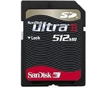 Sandisk 512 MB Secure Digital Ultra II (SDSDH-512-901, Retail Package)