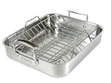 Viking VSC0805 Roasting Pan with Rack 16x13x3-in.