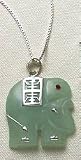 Jewelry : Signature Jade Elephant Pendant STERLING SILVER