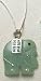 

Signature Jade Elephant Pendant STERLING SILVER