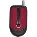 Milante Ancona Pouch  Red w/ Black Stripe�